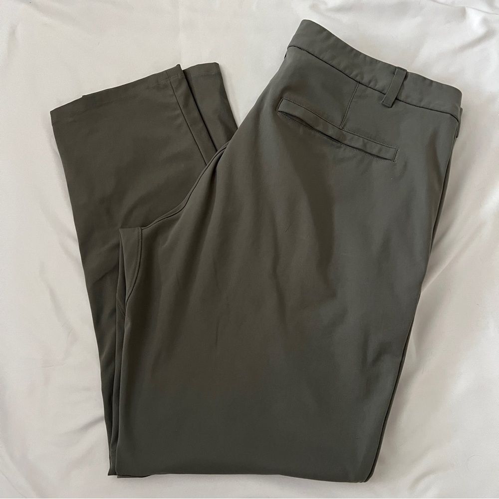 Lululemon Commission Pant Classic Mens 38 Green 31” Inseam